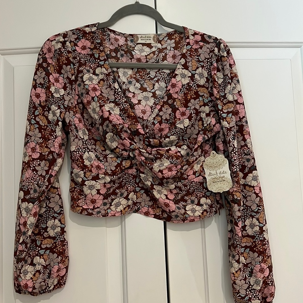 Altar’d State Long Sleeve Crop Top